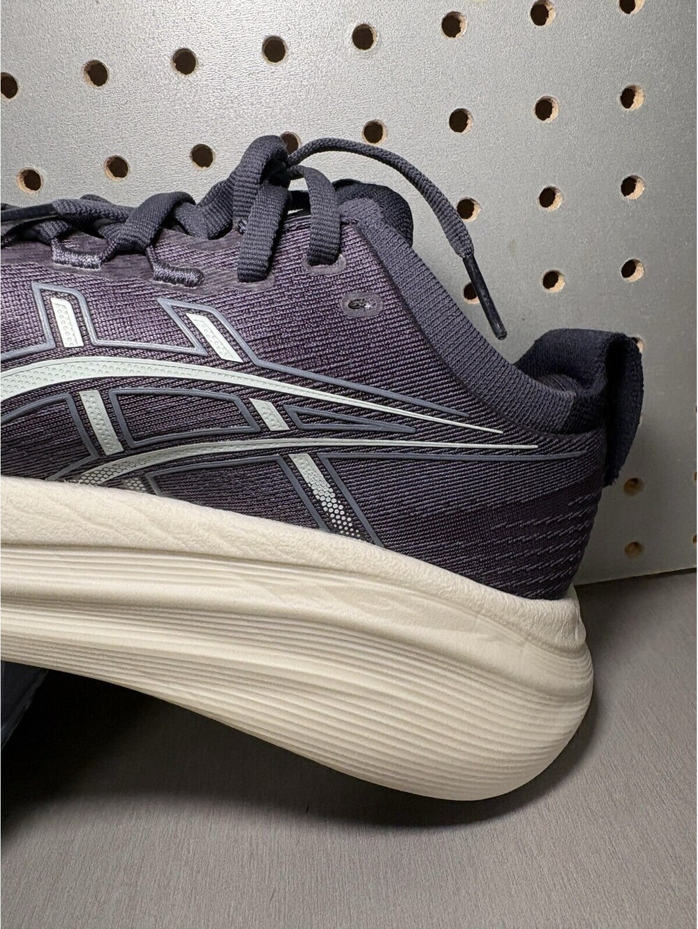 Asics Gel-Nimbus 27 Womens Size 8 Running Shoes Navy Blue White Sneakers - Picture 13 of 14